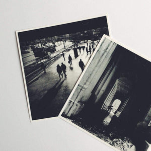 fekete fehér képeslapok városrészletekkel