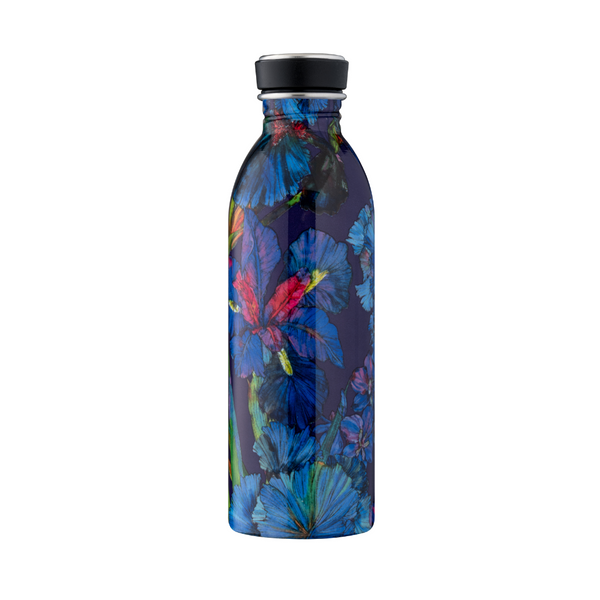 Virágos újratölthető vizes palack
