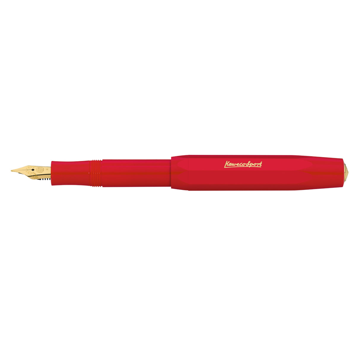 KAWECO CLASSIC SPORT 1.1mm broad töltőtoll piros színben
