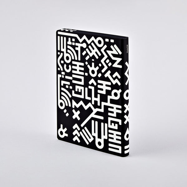 Nuuna Graphic L Metropolis jegyzetfüzet fekete fehér